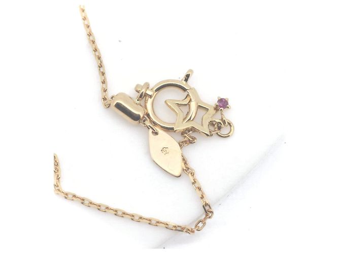 Autre Marque Collana festaria Wish upon a star Au750 Diamond D'oro - vista 3