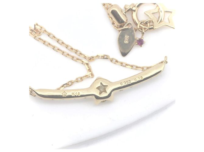 Autre Marque Collana festaria Wish upon a star Au750 Diamond D'oro - vista 4