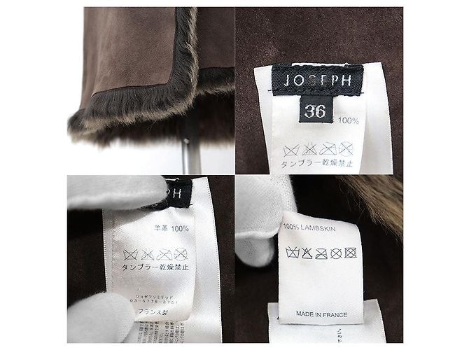 Autre Marque Cappotto Joseph Shearling Marrone - vista 10