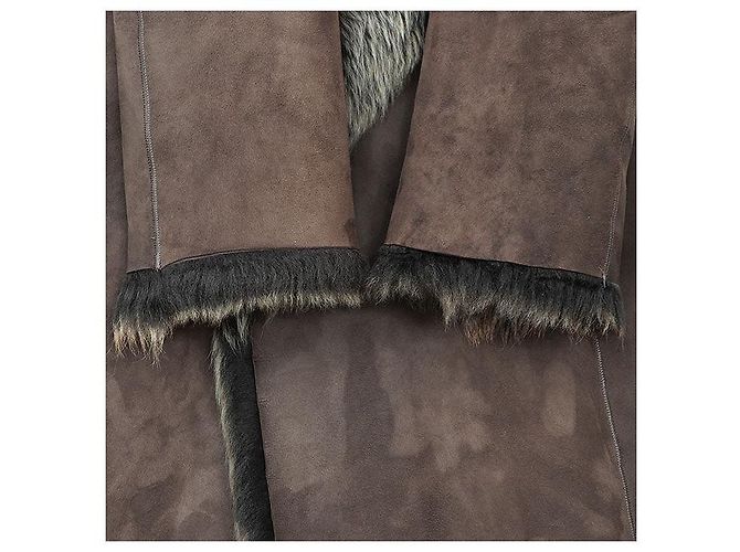 Autre Marque Cappotto Joseph Shearling Marrone - vista 11