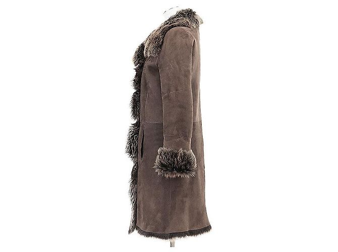 Autre Marque Cappotto Joseph Shearling Marrone - vista 12