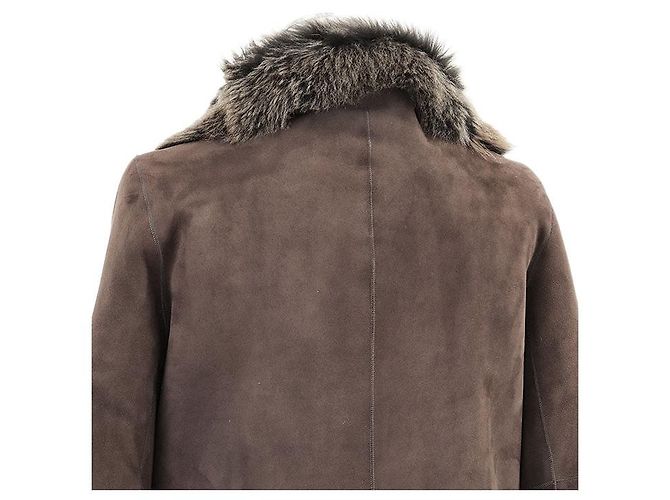 Autre Marque Cappotto Joseph Shearling Marrone - vista 13
