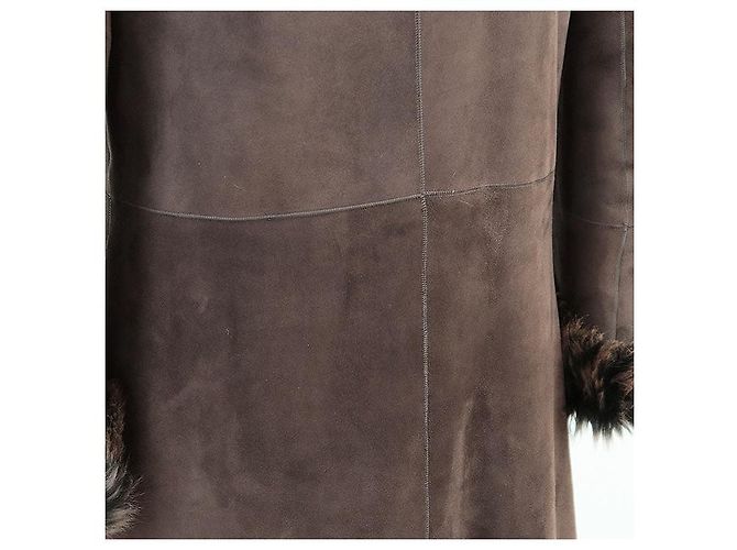 Autre Marque Cappotto Joseph Shearling Marrone - vista 14