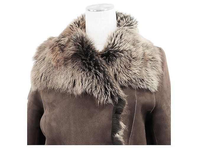 Autre Marque Cappotto Joseph Shearling Marrone - vista 2