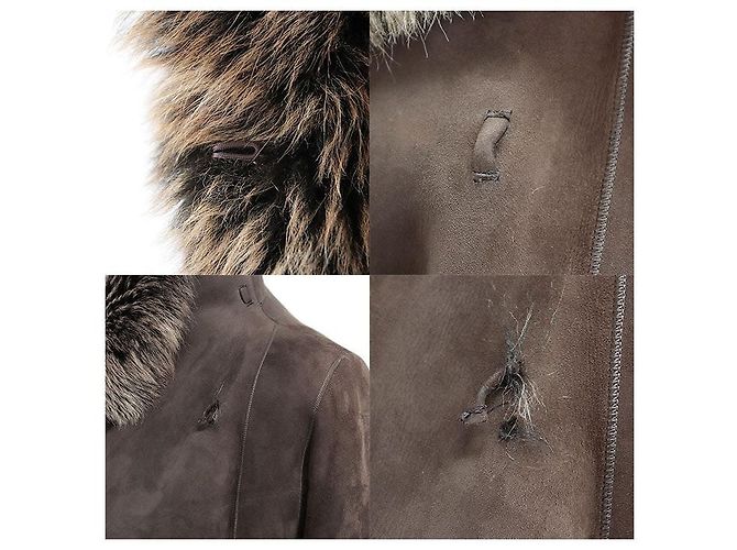 Autre Marque Cappotto Joseph Shearling Marrone - vista 4