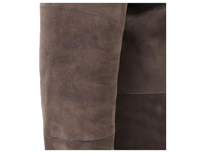 Autre Marque Cappotto Joseph Shearling Marrone - vista 5