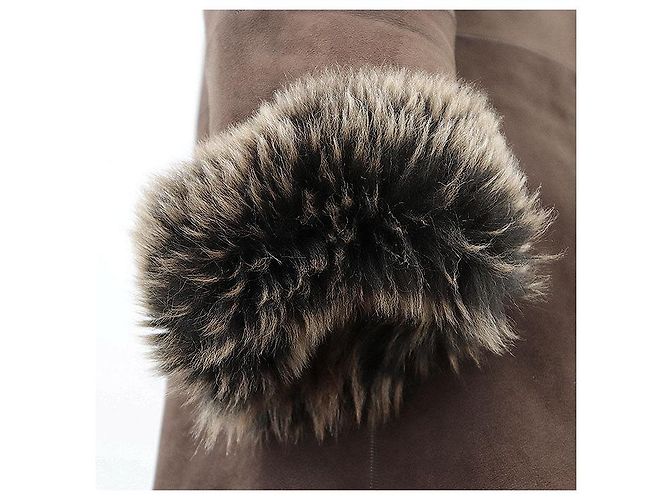 Autre Marque Cappotto Joseph Shearling Marrone - vista 7