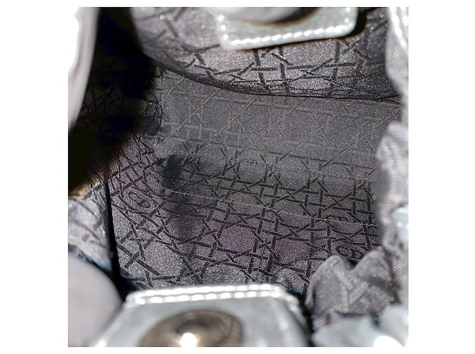 Borsa a mano Christian Dior Maris Pearl Leather Marrone - vista 10