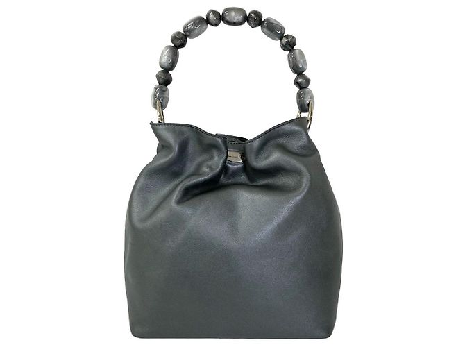 Borsa a mano Christian Dior Maris Pearl Leather Marrone - vista 2