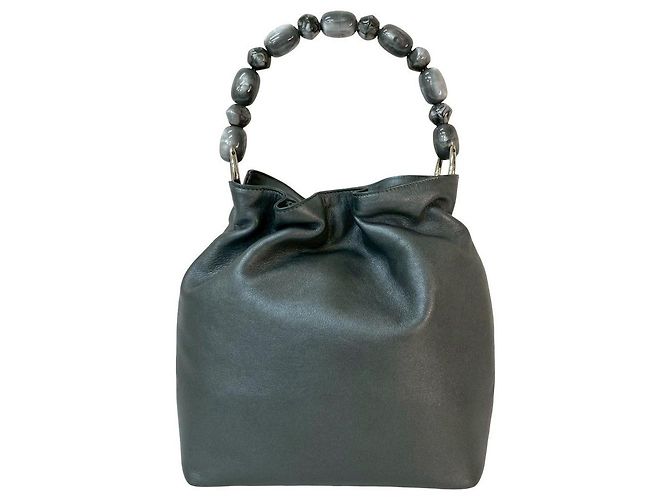 Borsa a mano Christian Dior Maris Pearl Leather Marrone - vista 4