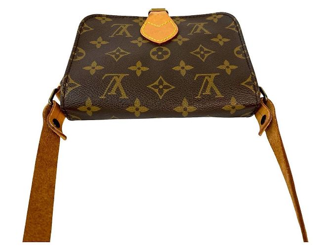 Cartouchiere Borsa a tracolla in pelle monogram Louis Vuitton Marrone - vista 5