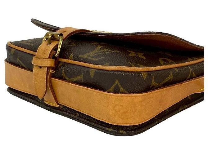 Cartouchiere Borsa a tracolla in pelle monogram Louis Vuitton Marrone - vista 9