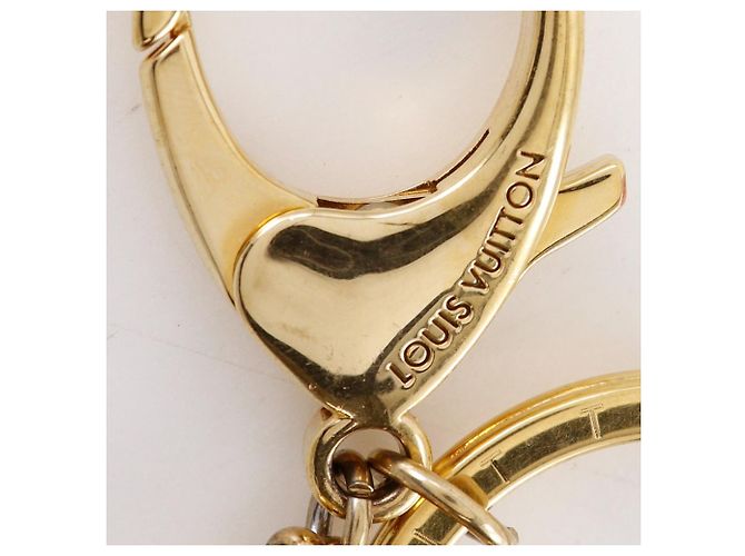 Louis Vuitton Porte Cles Looping Bag Charm Key Holder Rosa Verde - vista 8