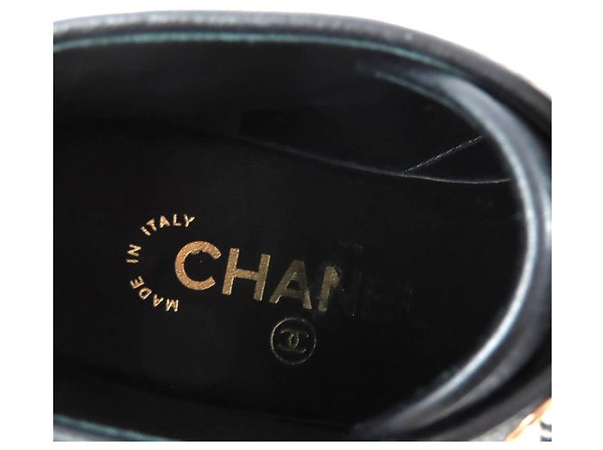 Timeless Chanel G36416 Leder Kurzstiefel Schwarz - Ansicht 12
