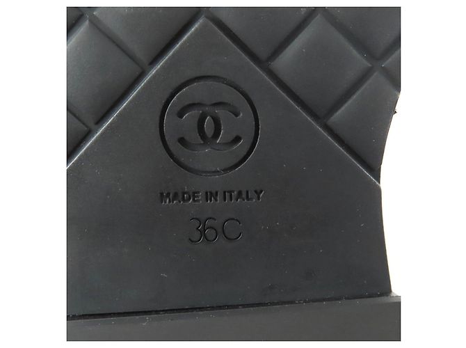 Timeless Chanel G36416 Leder Kurzstiefel Schwarz - Ansicht 14