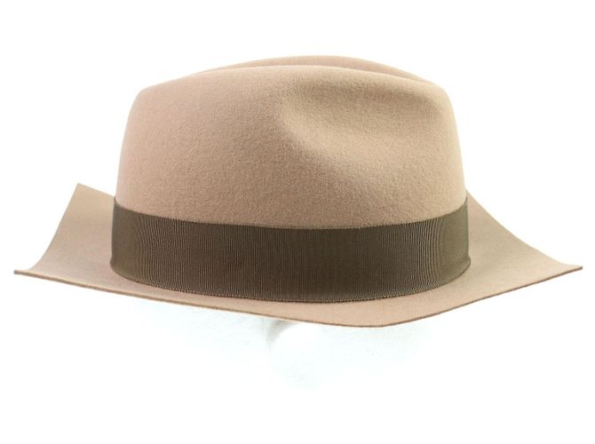Fedora in feltro con nastro ricamato Orb di Vivienne Westwood Rosa Beige - vista 5