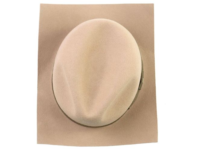 Fedora in feltro con nastro ricamato Orb di Vivienne Westwood Rosa Beige - vista 6