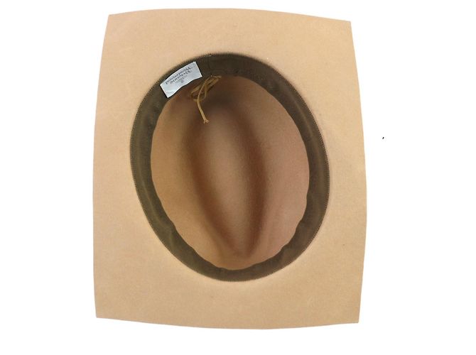 Fedora in feltro con nastro ricamato Orb di Vivienne Westwood Rosa Beige - vista 7