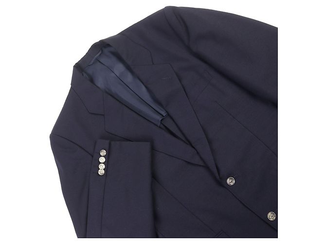 Blazer in lana Christian Dior MONSIEUR Blu Blu navy - vista 2