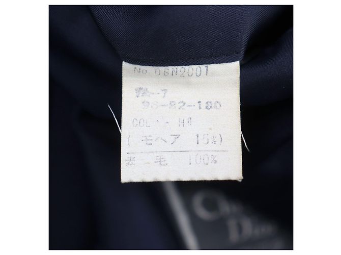 Blazer in lana Christian Dior MONSIEUR Blu Blu navy - vista 9