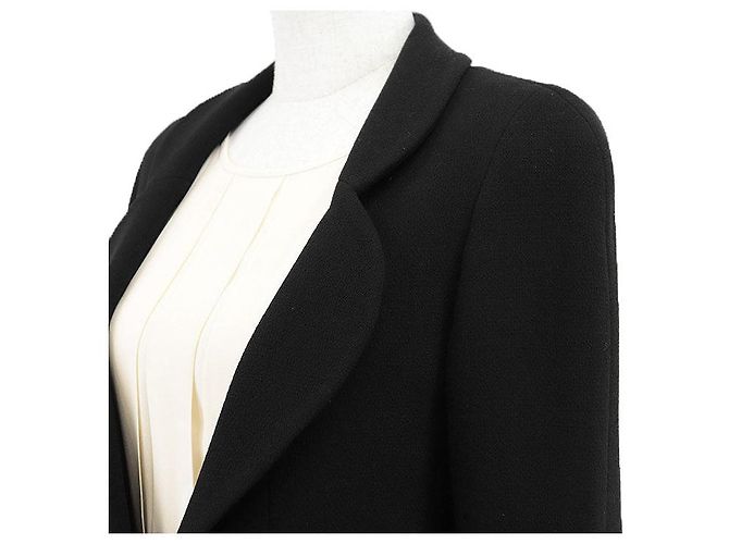 Timeless Conjunto de lana Chanel Boutique Negro Beige - vista 11