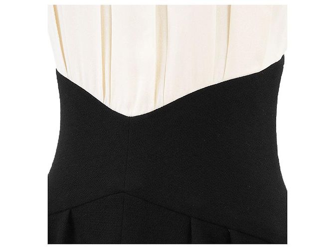 Timeless Conjunto de lana Chanel Boutique Negro Beige - vista 14