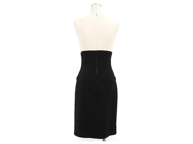 Timeless Conjunto de lana Chanel Boutique Negro Beige - vista 9