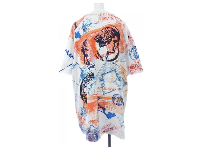 T-shirt Louis Vuitton Bianco Rosso Blu - vista 2