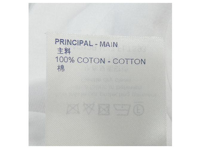 T-shirt Louis Vuitton Bianco Rosso Blu - vista 3