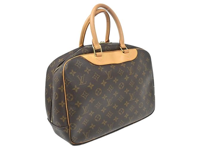 Louis Vuitton Deauville Monogram Canvas 34 Marrone - vista 2