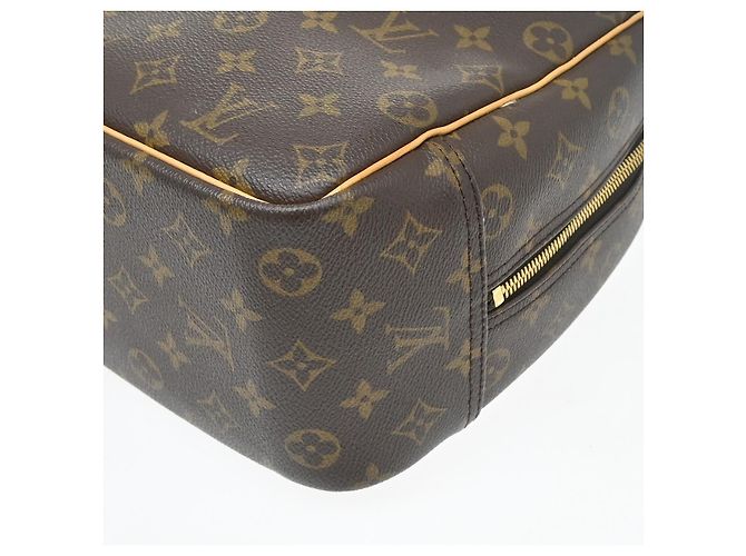 Louis Vuitton Deauville Monogram Canvas 34 Marrone - vista 7