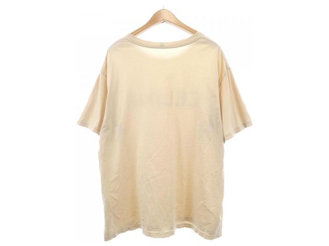 Céline Camiseta de algodão CELINE Bege - vista 2