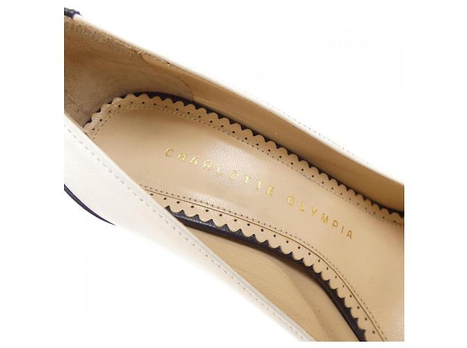 Autre Marque Décolleté Charlotte Olympia Nero Bianco - vista 6