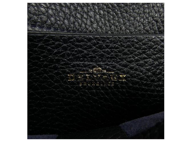 Delvaux Vintage Leder Tasche Blau Marineblau - Ansicht 5