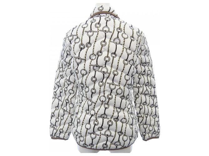 Hermès Chaqueta de Plumas Hermes 3H0171D234 Blanco - vista 2