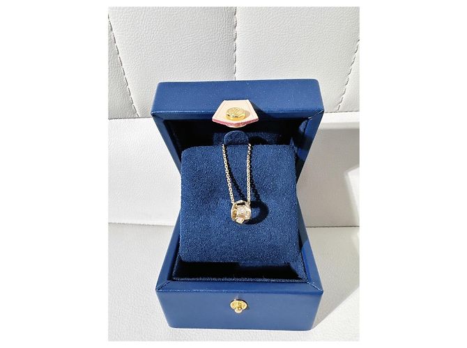Collana Louis Vuitton Damier in Oro 18K e Diamanti D'oro - vista 2