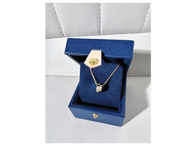 Collana Louis Vuitton Damier in Oro 18K e Diamanti D'oro - vista 4