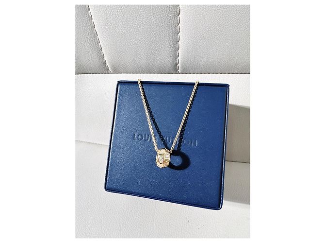 Collana Louis Vuitton Damier in Oro 18K e Diamanti D'oro - vista 6