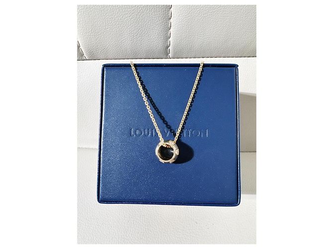 Collana Louis Vuitton Damier in Oro 18K e Diamanti D'oro - vista 7