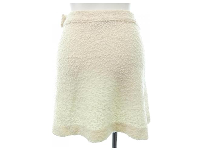Falda Christian Dior Blanco - vista 2