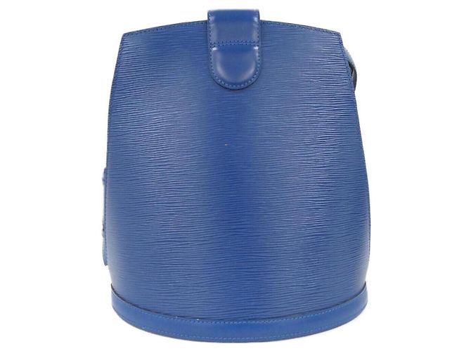 Borsa a tracolla Louis Vuitton Epi Cluny in pelle Blu - vista 2