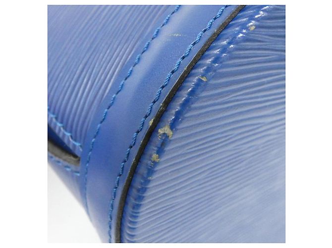 Borsa a tracolla Louis Vuitton Epi Cluny in pelle Blu - vista 4