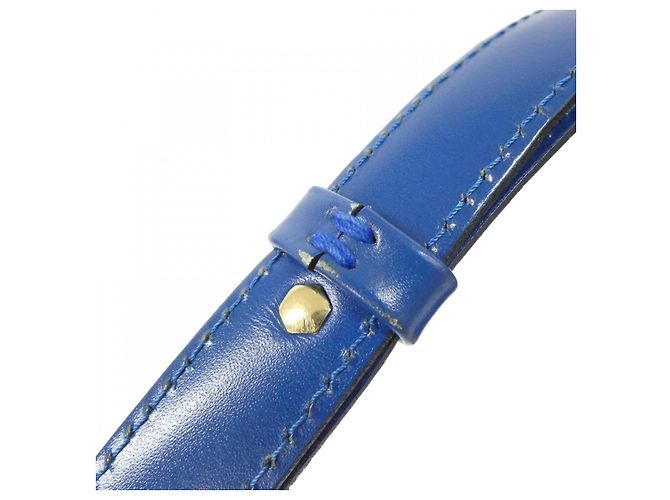 Borsa a tracolla Louis Vuitton Epi Cluny in pelle Blu - vista 8