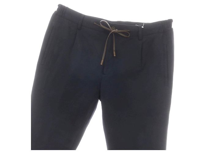 Autre Marque Pantaloni in jersey di rayon e nylon Bernardo Giusti Blu Blu navy - vista 10