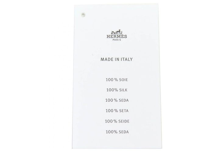 Hermès Hermes Grenelle Exlibris Valletta Seiden-Haarspange Schwarz - Ansicht 8