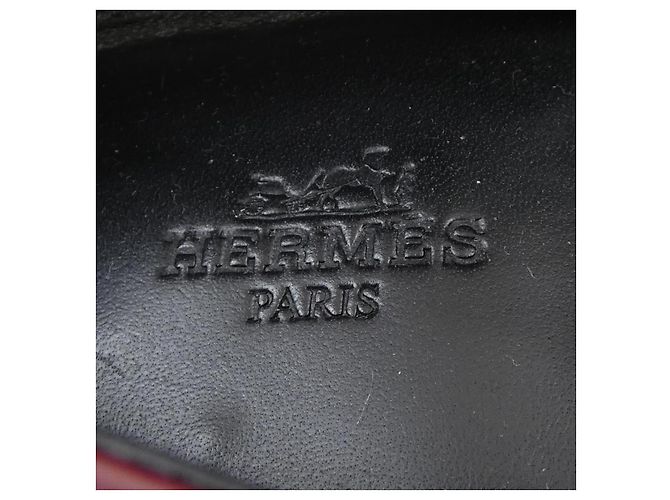 Hermès Hermes Lederschuhe 36 Rot - Ansicht 6