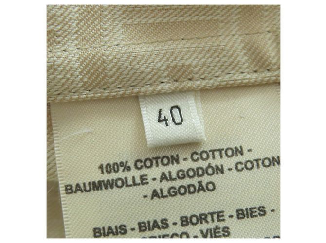 Hermès Chaqueta de algodón H Mosaic Hermes Beige - vista 11