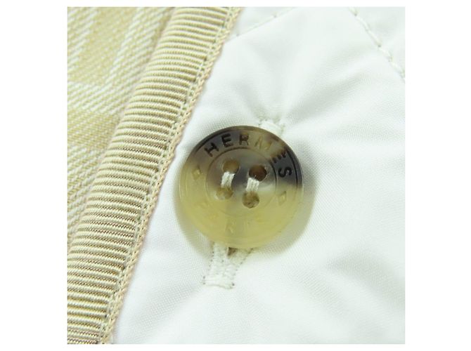 Hermès Chaqueta de algodón H Mosaic Hermes Beige - vista 9
