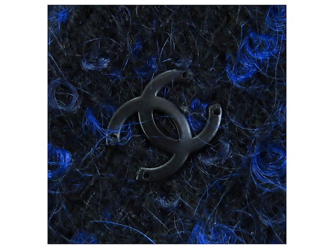 Timeless Conjunto de dos piezas de lana Chanel Negro Azul - vista 10