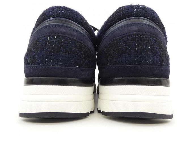 Timeless Sneakers Chanel Blu Blu navy - vista 5